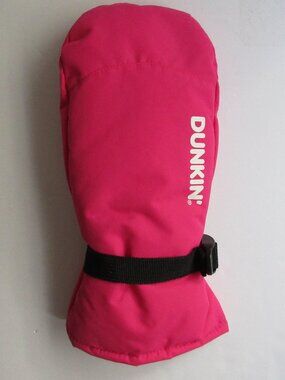 Official Dunkin' Donuts 2026 Ltd Ed Pink Iced Coffee Left Hand Mitten Glove NEW